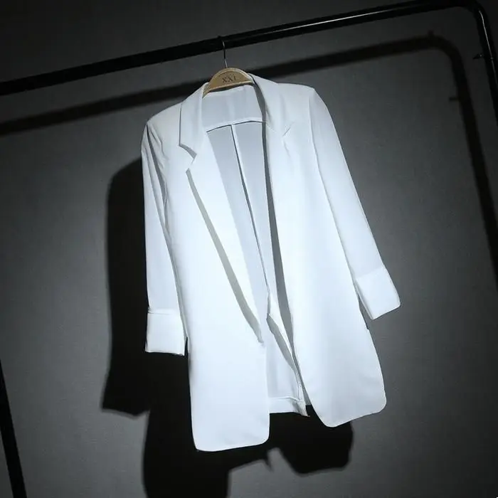 Summer Women Blazers and Jackets Slim Short Thin chiffon Female feminino Work Wear Blazer Femme | Женская одежда
