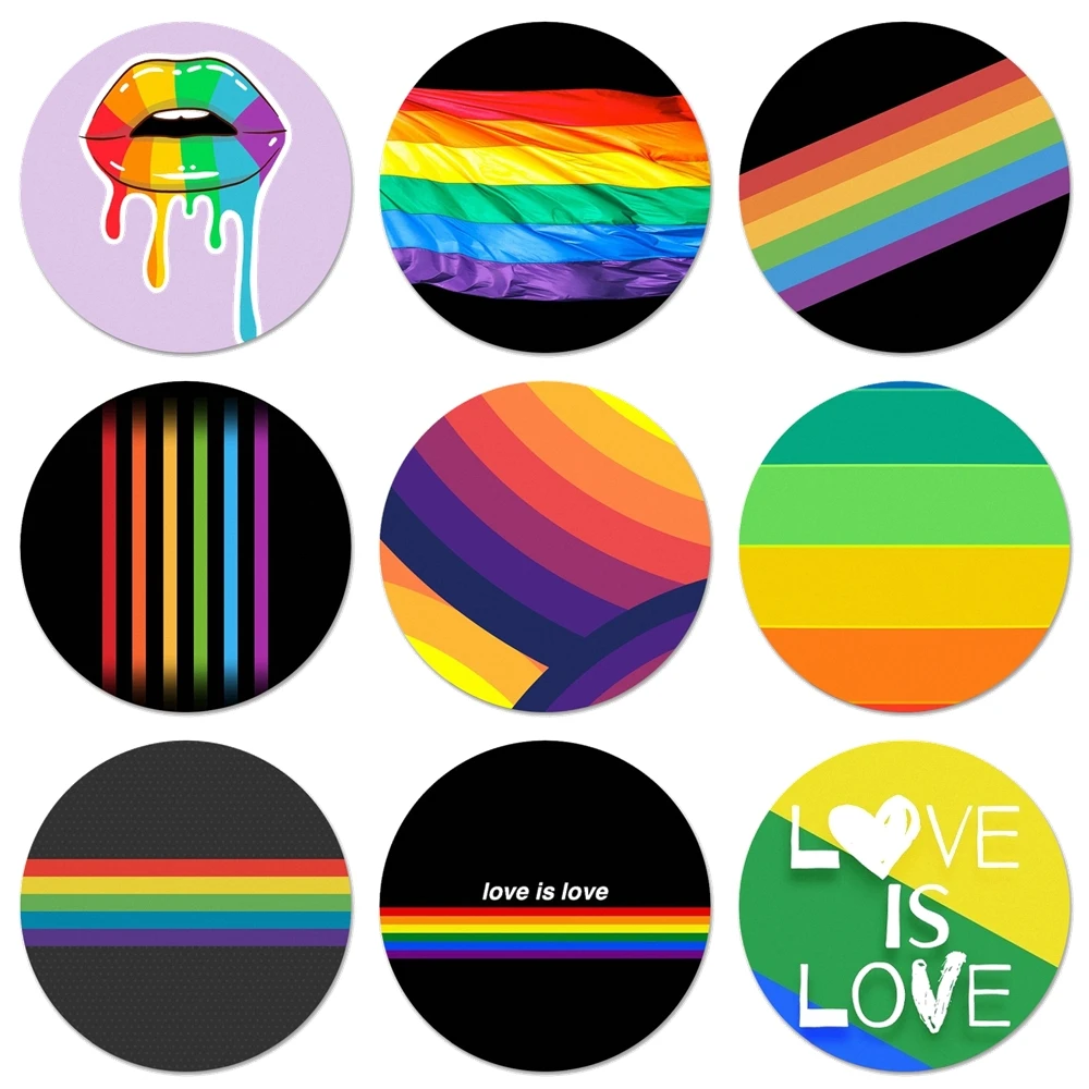 

Для геев, лесбиянок, ЛГБТ, планшетофон для кухни, домашний декор, холодильник, магнитные наклейки, открывалка для пива, колы 58 мм