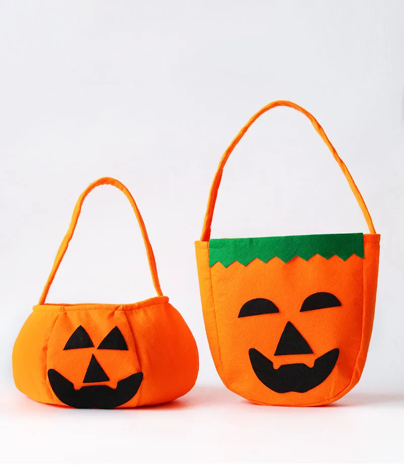 

Сумка в виде тыквы на Хэллоуин, стерео сумка из нетканого материала, сумка для конфет, товары для Хэллоуина светильник лая Тыква