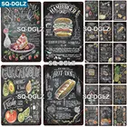 SQ-DGLZ пищевой металлический знак, Настенный декор, жестяной знак, винтажный металлический знак, доска, картина, таблички, искусство, фрукты, торт, плакат