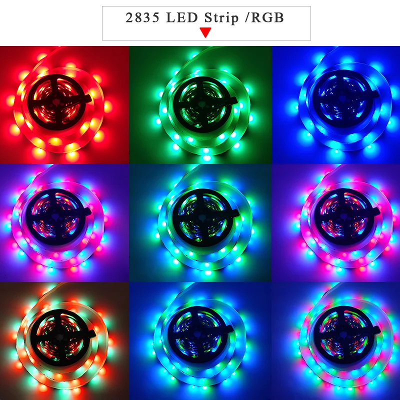 USB Светодиодные ленты 5050 RGB съемный светодиодный ТВ фонового освещения 50 см 1 м 2 м 3 м 4 м 5 M DIY Гибкие светодиодный свет