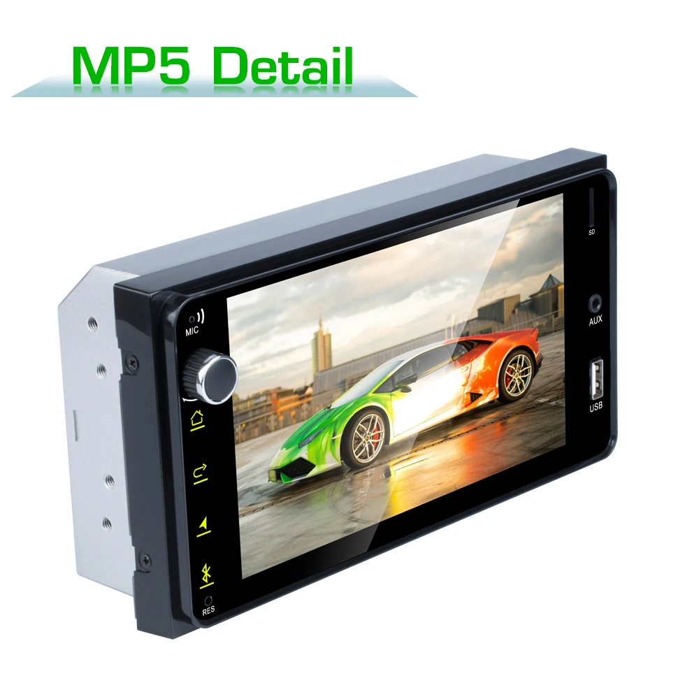 Camecho 7 ''TFT HD сенсорный автомобильный MP5 плеер 2Din Универсальная автомобильная радио зеркальная ссылка USB аудио стерео камера заднего вида для Toyota Corolla