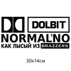 Автомобильные наклейки, Декор, мотоциклетные наклейки, Dolbit Brazzers funnyдекоративные аксессуары, креативный солнцезащитный водонепроницаемый ПВХ, 30 см * 14 см