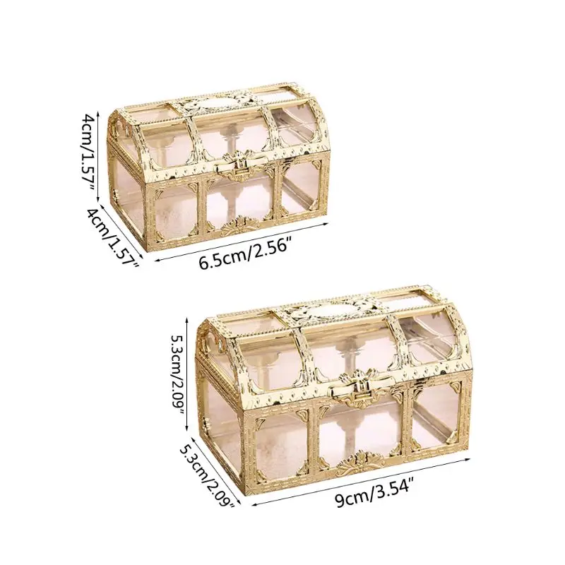 

Wedding Jewelry Box Candy Ring Earrings Necklace Box Gift Birthday Party Wedding Decor Jewelry Packaging Bead Storage Case