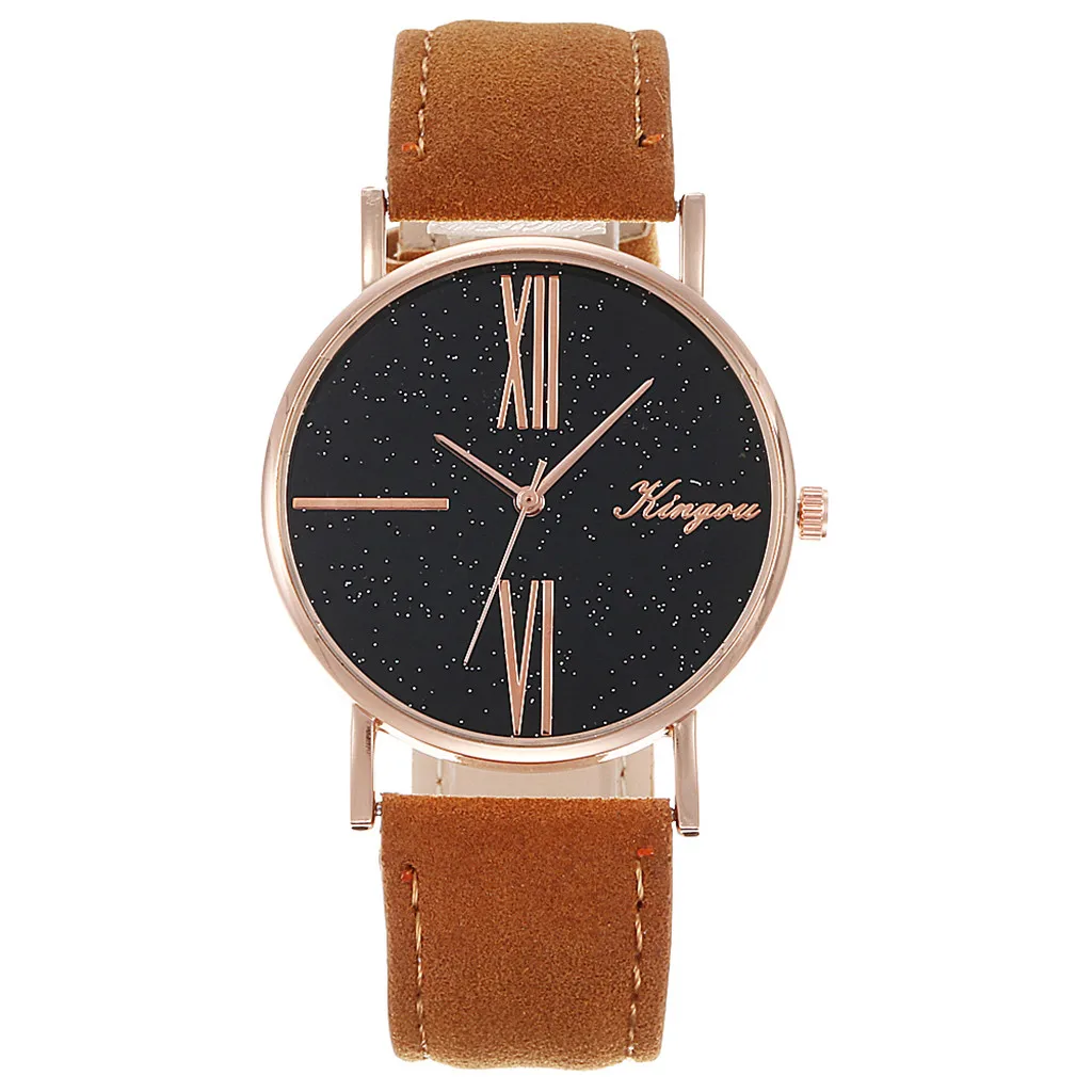Best Selling Women Watch Unique DesignLeather Belt Starry Sky Geneva Simple Drop Shopping Reloj femenino Wd3 | Наручные часы