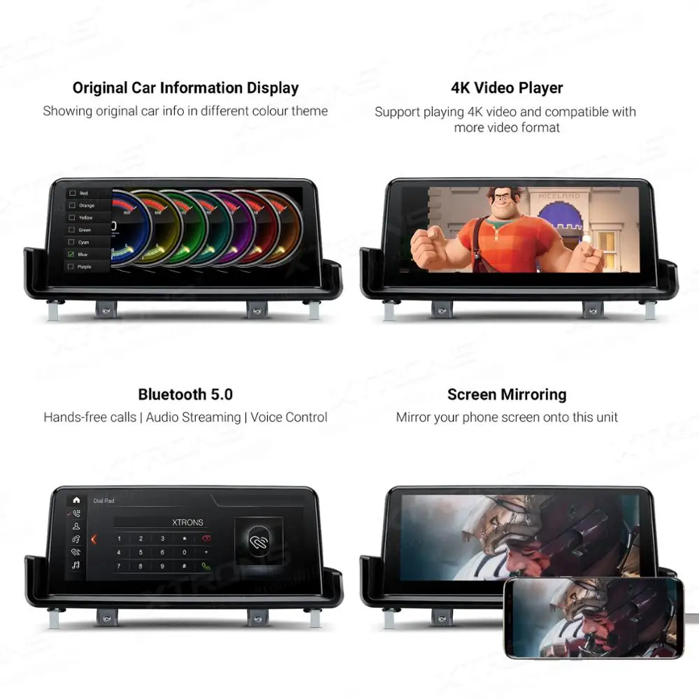 XTRONS 10 25 ''ips Qualcomm Android 9 0 автомобиль оригинальный радио CD плеер gps для BMW 3 серии