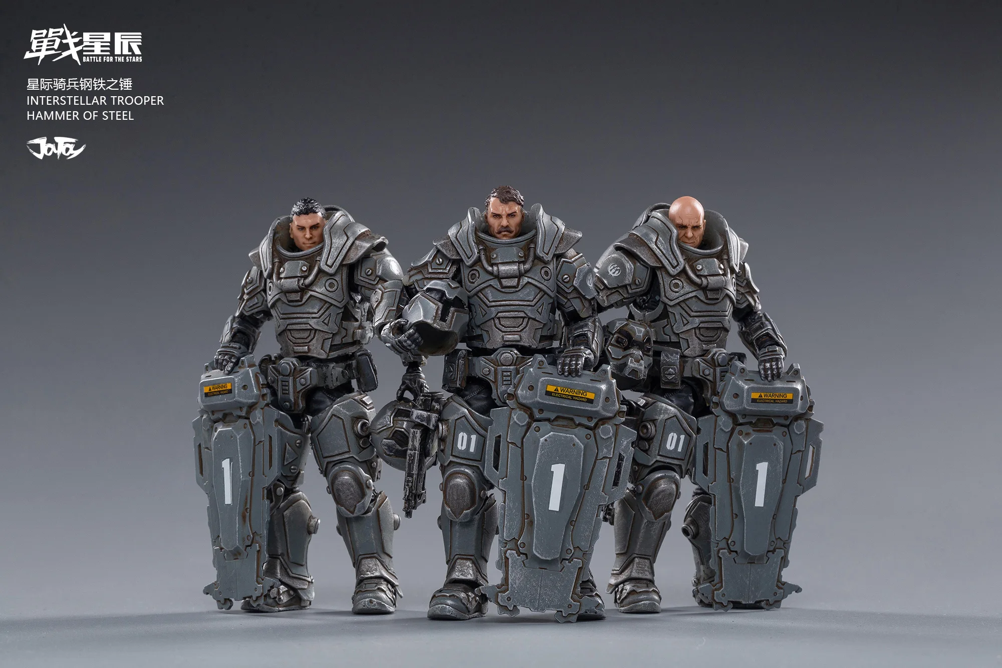 Boneco de Ação Figura de Ação Martelo de Aço Coleção de Bonecos Brinquedo para Presente Joytoy Tamanhos Interstellar Soldador Anime 1 - 18 3 9 High Quality Brinquedos e hobbies