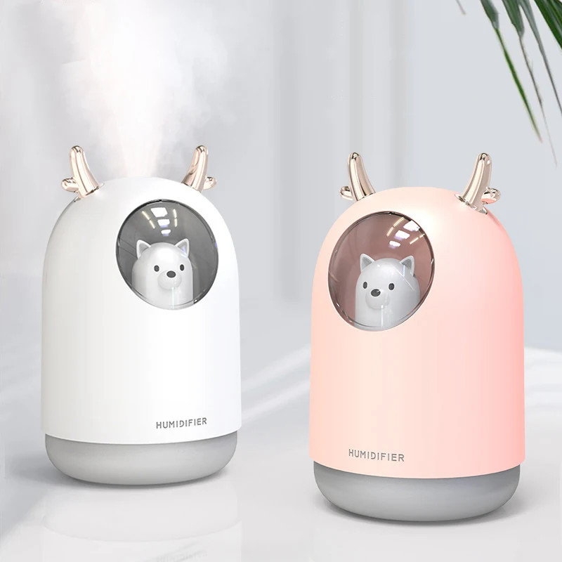 

Милая деталь 300 мл USB мини диффузор бесшумный увлажнитель воздуха для спальни цветной ночсветильник мини диффузор креативные подарки