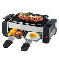 Multifunctional Electric BBQ Grill 220V Smokeless BBQ Grill Durable Baking Pan Grill Skewers Barbecue Grill Household Machine