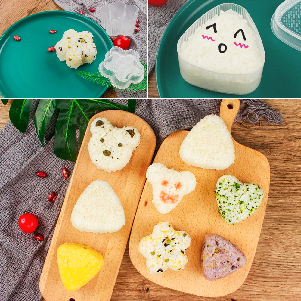 1 шт. 6 форм рисовая форма для суши рисовый онигири устройство приготовления пищи