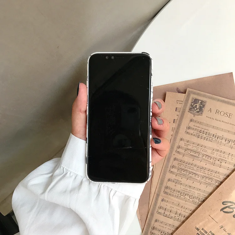 Funny Graffiti Rocket Pattern Phone Case For iPhone 11 Pro Max X Xs XR 6S 7 8 Puls Cases White Hard Plastic Matte Back Cover |