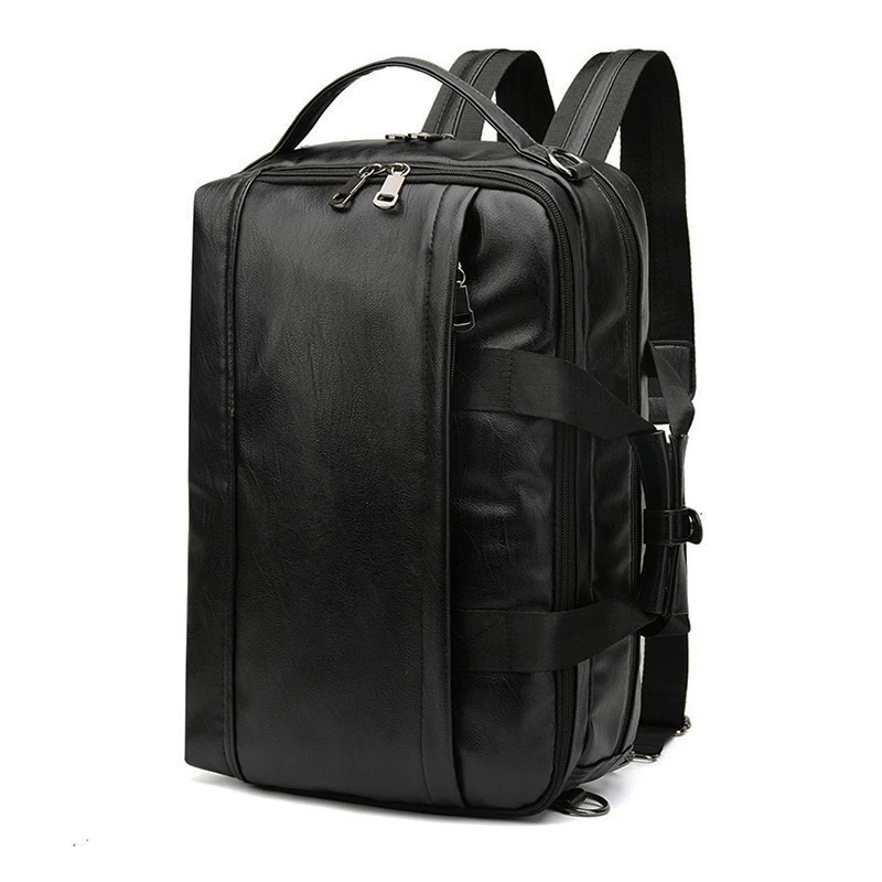 Мужской рюкзак из искусственной кожи мужской для ноутбука 15 6 дюйма сумка