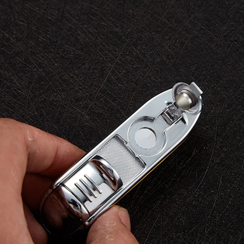 Металлическая ветрозащитная сигаретная Зажигалка COHIBA с 3 синими пламенями | Дом и