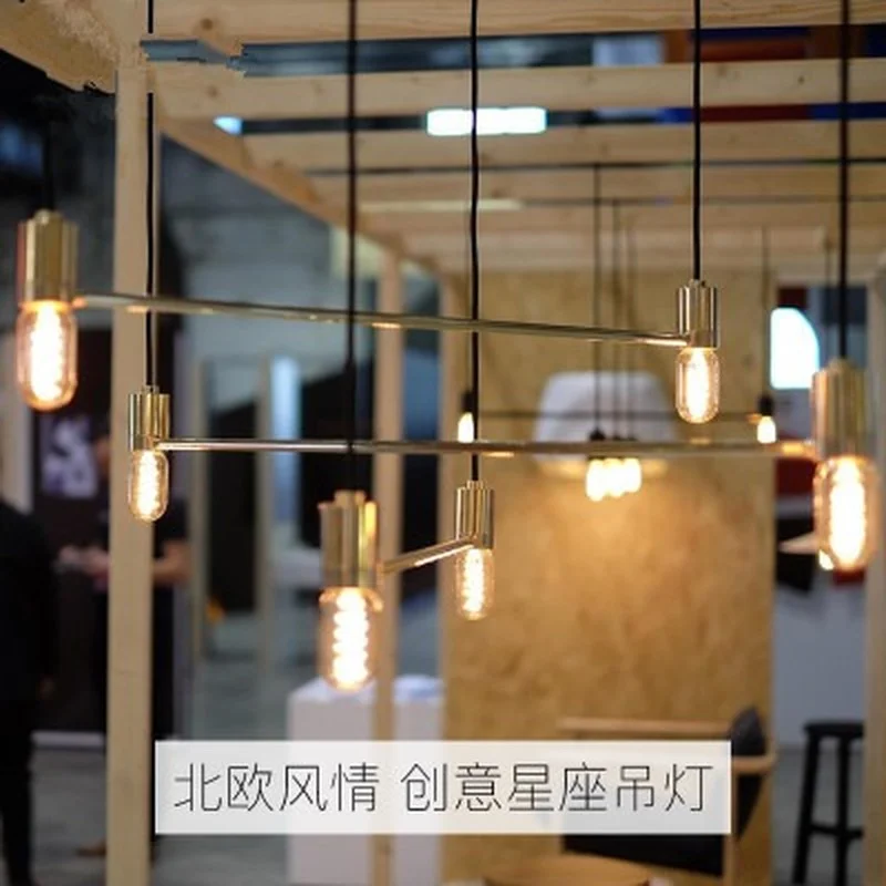 Современная Луна светодиодный Фирменная звезда очаровательные разноцветные