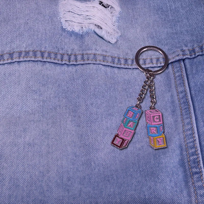 Мелани Мартинез Горячая тема блоки логотип металлический брелок цепочка