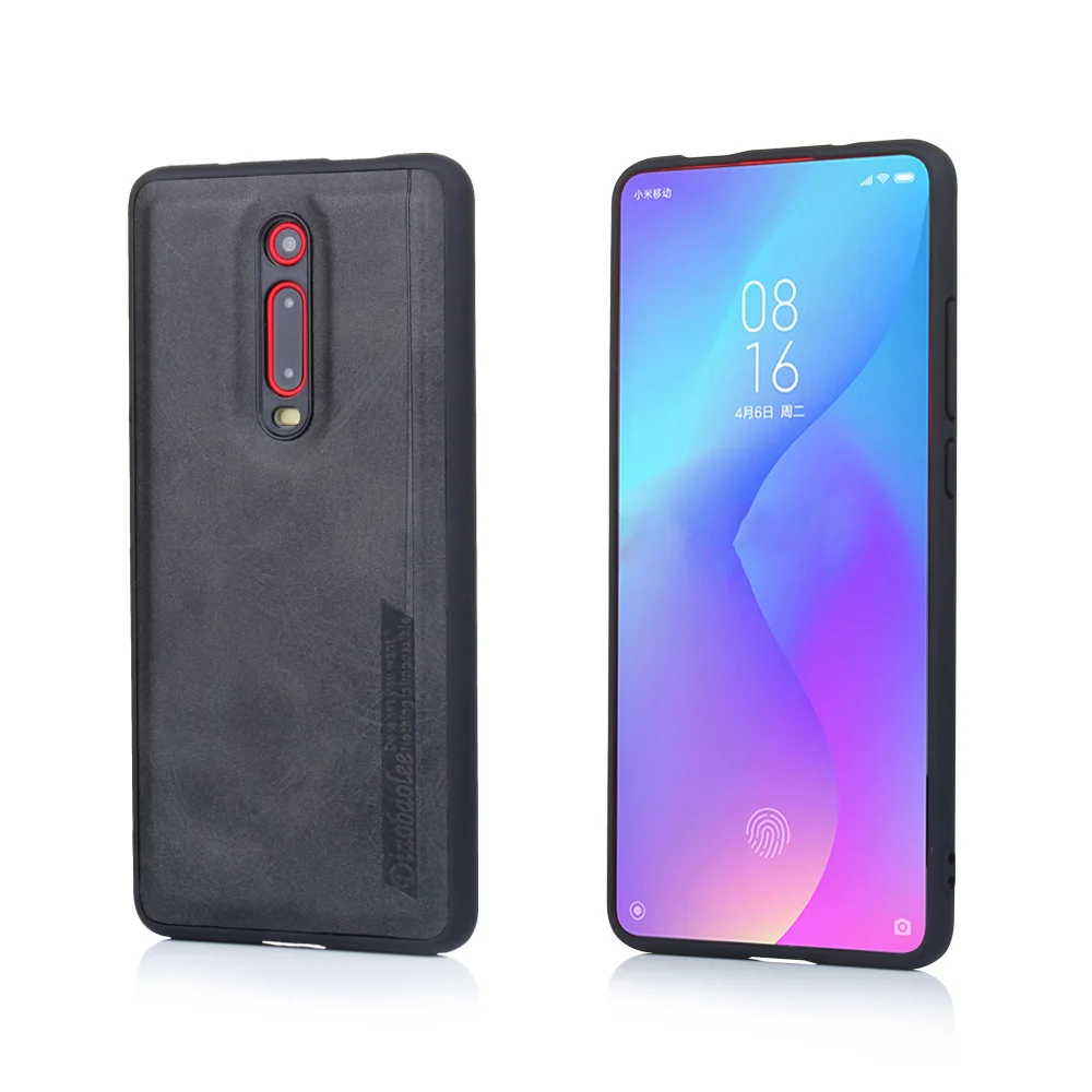 Case for Mi 9T Redmi K20 Pro 6 Cover Xiaomi mix 2s Red K 20 Leather Business PC&ampPU Logo Brand High Quality hongmi |