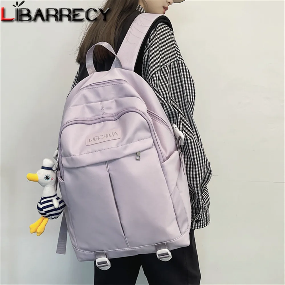 

Sioild Color Designer Fashion New Youth Laptop Backpack High Quality Nylon Women's Backpack Casual Student School Bag Sac A Main