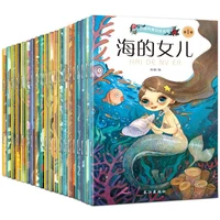 age to 6 kids 20 books chinese and english bilingual mandarin story book classic fairy tales chinese character han zi book for