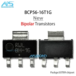 10Pcs BCP56-16T1G BH-16 SOT-223 SOT-89 Bipolar Transistors BJT 1A 100V NPN SOT-223-4