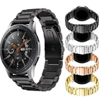 Ремешок из нержавеющей стали для часов Galaxy Watch active2 44 мм 40 мм Gear S3 S2 Huawei Amazift bip, 18 мм, 22 мм, 20 мм, 24 мм