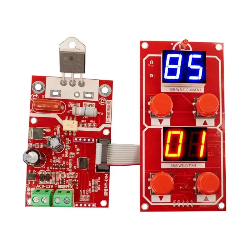 NY-D04 40A/100A Digital Display Spot Welding Machine Controller Time Panel Board | Инструменты