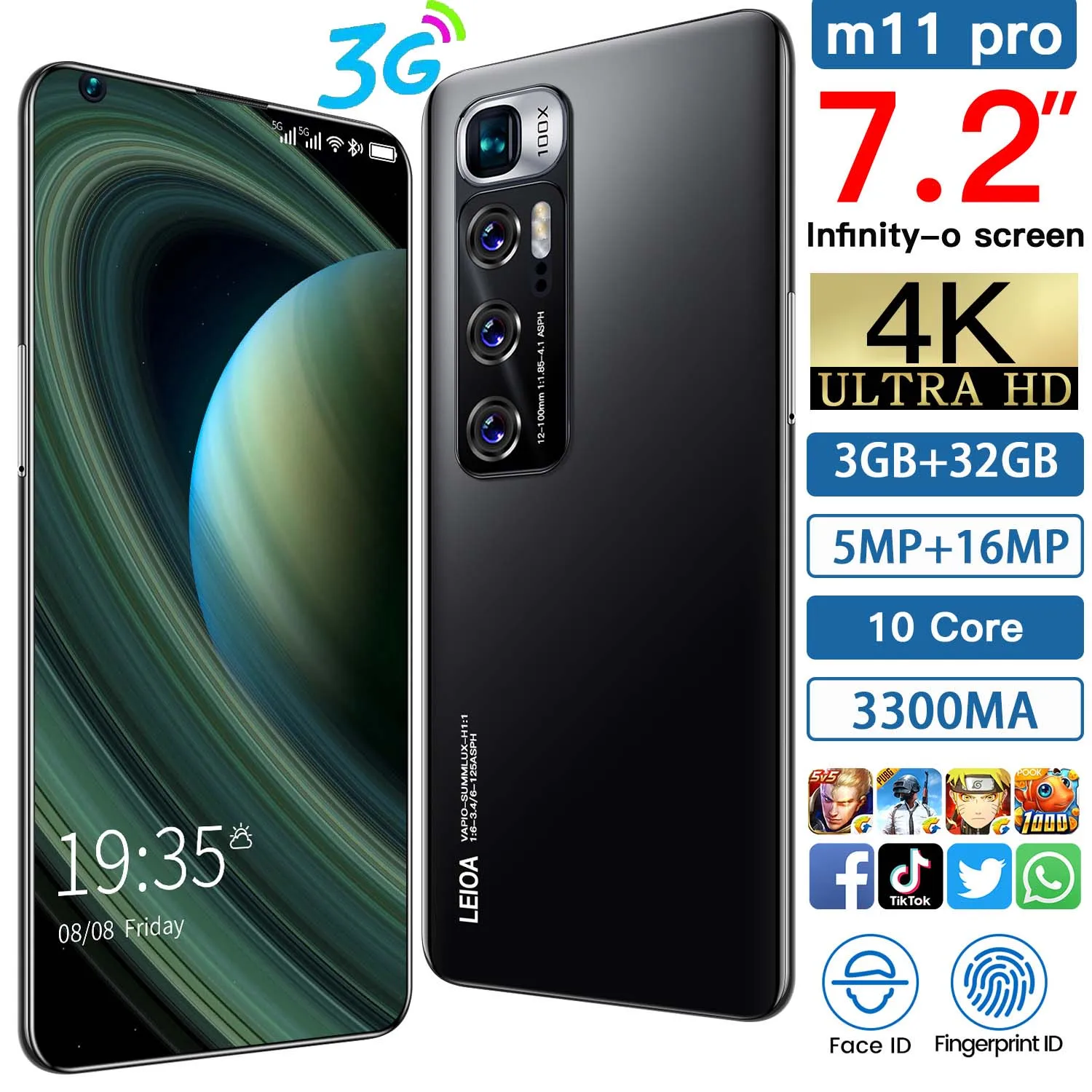 M11pro 5 дюймовый HD экран три карты и режима ожидания высококачественный все в одном