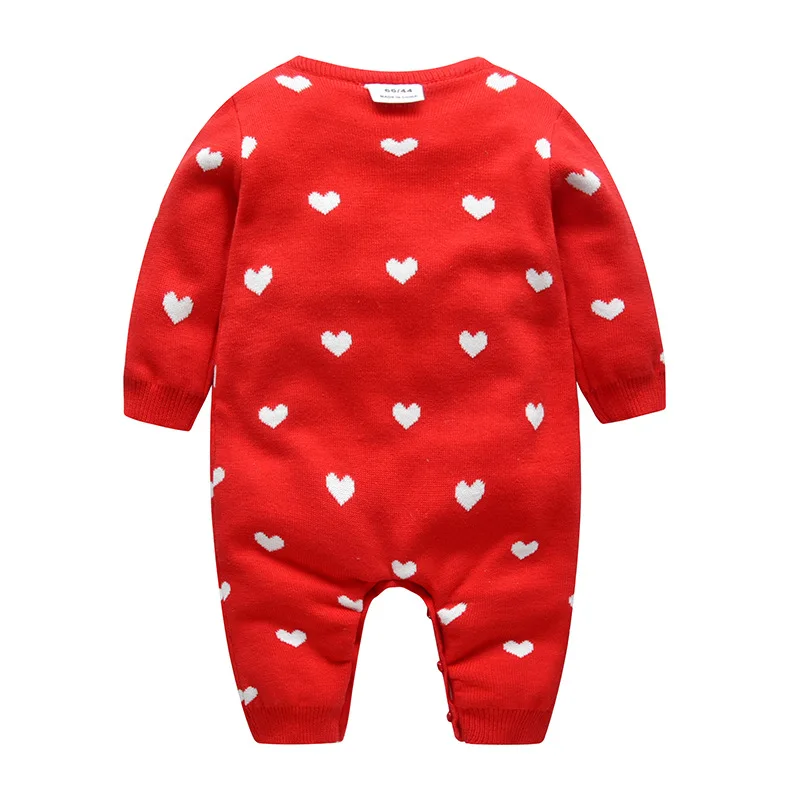 Детский трикотажный комбинезон из 100% хлопка с длинным рукавом|Ромперы| |