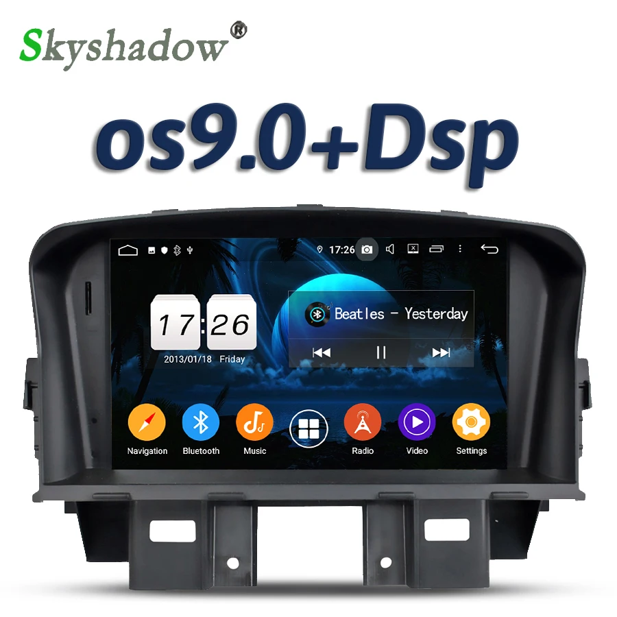 Автомобильный dvd плеер DSP Android 10 4 Гб RAM Octa core Wifi Bluetooth 5 0 RDS радио GPS Goolge карта для