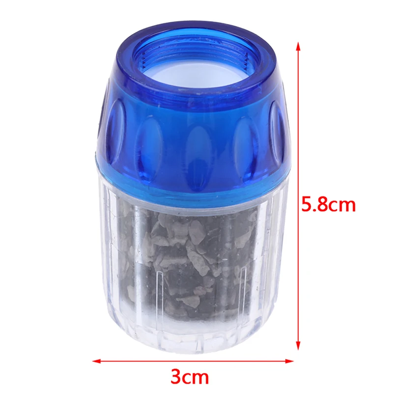 

1Pc Household Kitchen Home Carbon Faucet Mini Tap Water Clean Filter For Water Faucet Outer Diameter Is 16-17mm