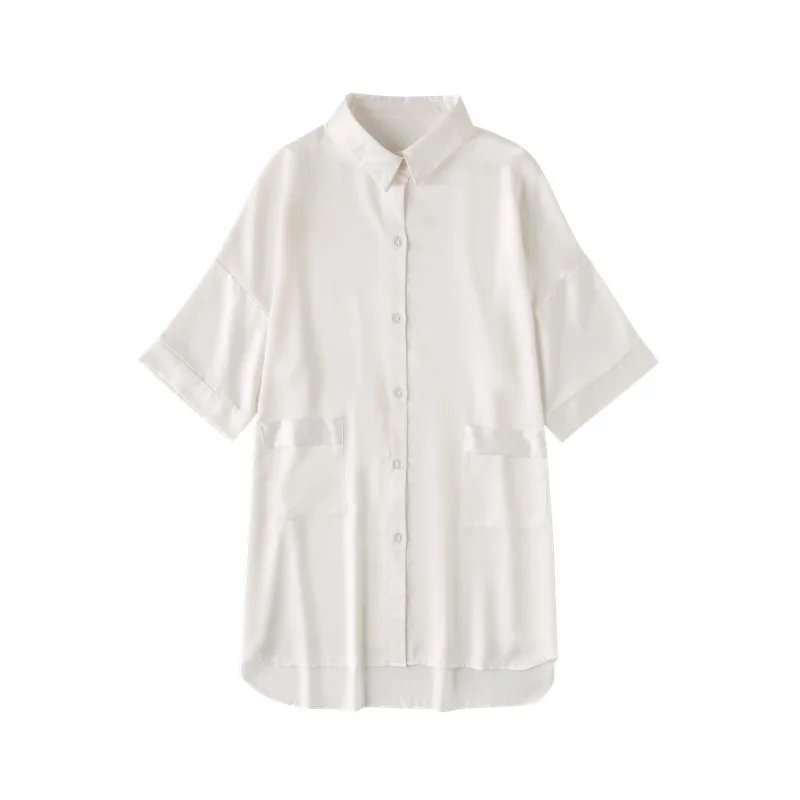 

Sexy Ladies Sleepwear Women White Shirt Nightwear Short Sleeve Pijamas Nightgown Nightwear Sleepwear