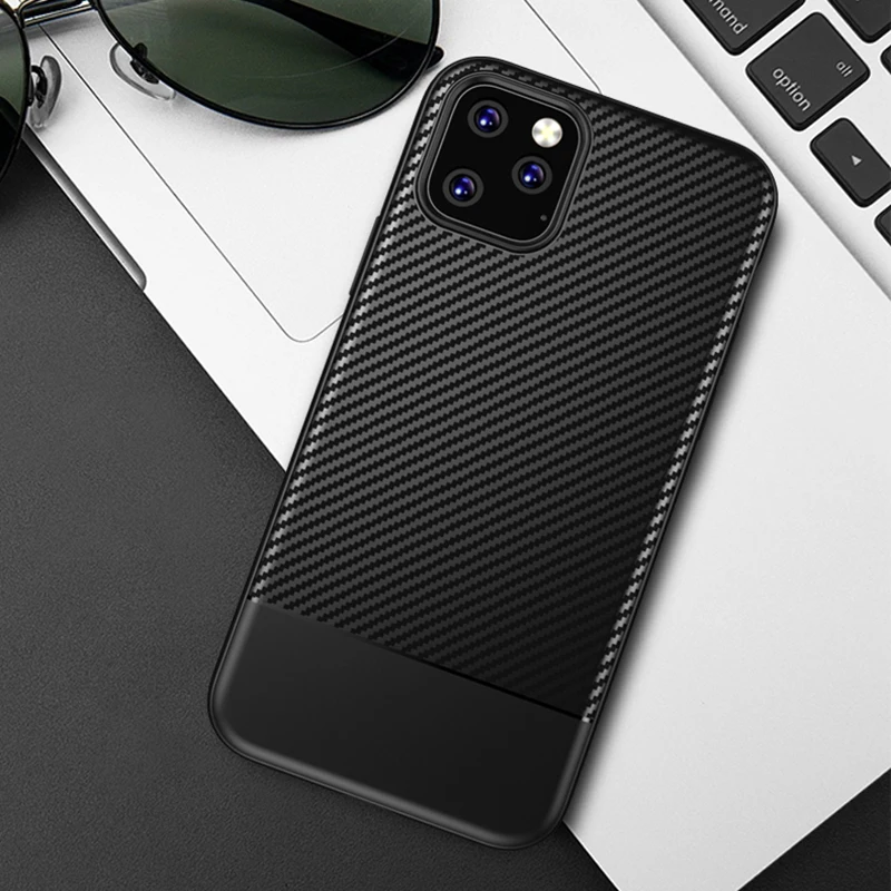 Чехол Toraise для iPhone XS роскошный мягкий Силиконовый ТПУ чехол из углеродного