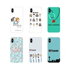 Серый анатомический стетоскоп для Xiaomi Redmi 4A S2 Note 3 3S 4 4X 5 Plus 6 7 6A Pro Pocophone F1 силиконовый чехол