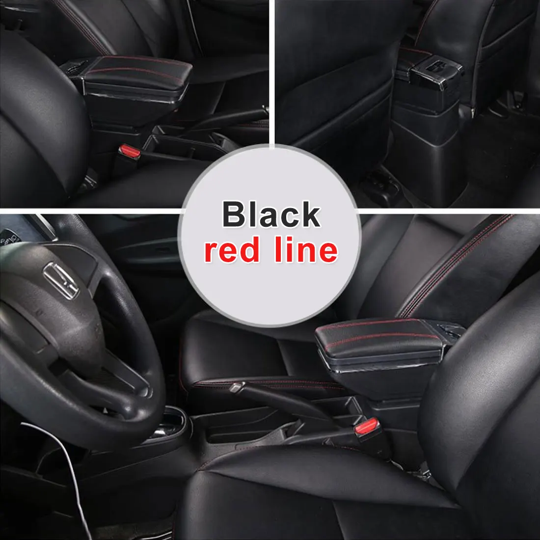 Подлокотник с регулируемой шириной автомобильный ящик для хранения