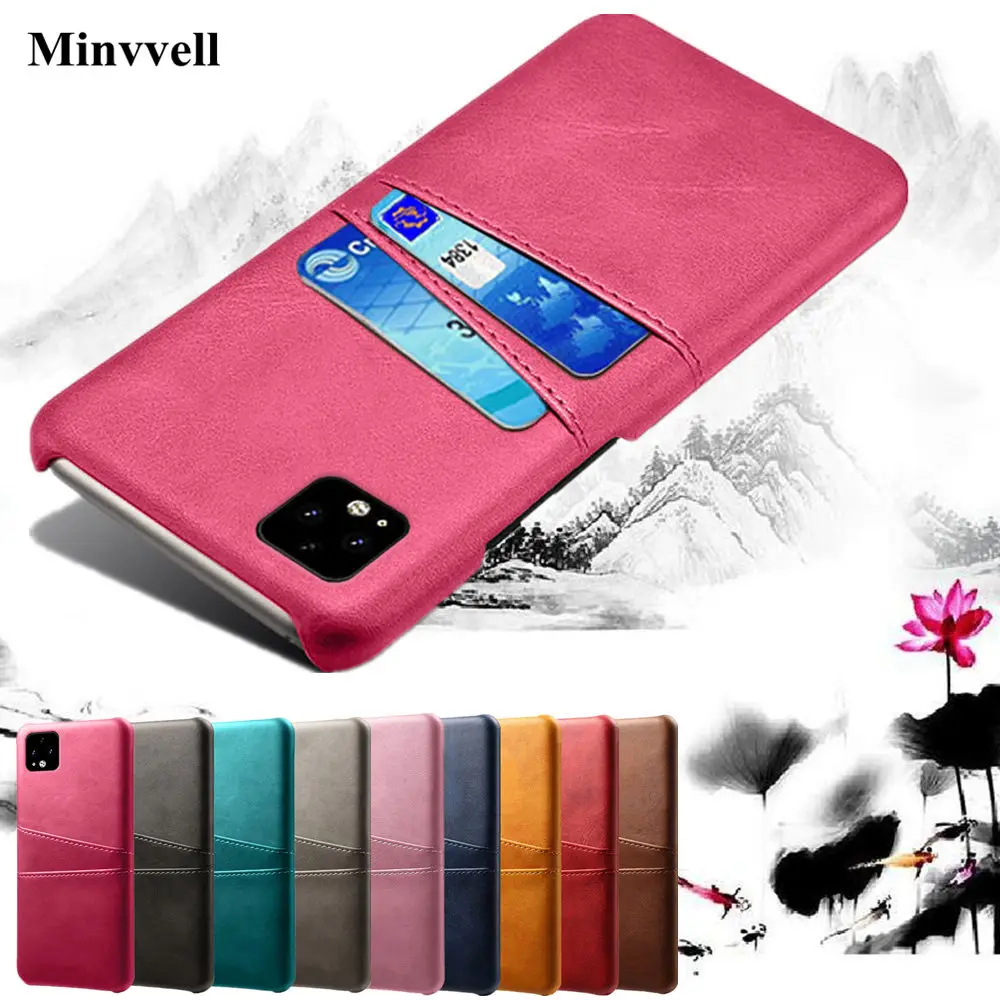 Роскошный кожаный чехол для телефона с отделением карт и слотами Google Pixel 4 2 3 XL XL2