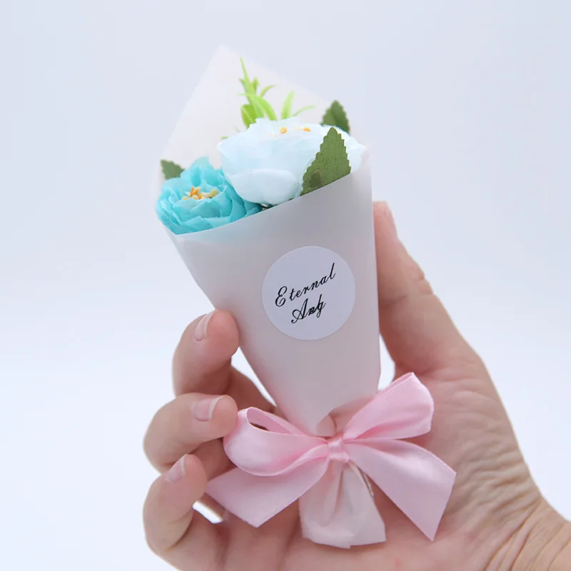 Ручной работы Имитация ремесла мини букет поддельный Цветущий пион