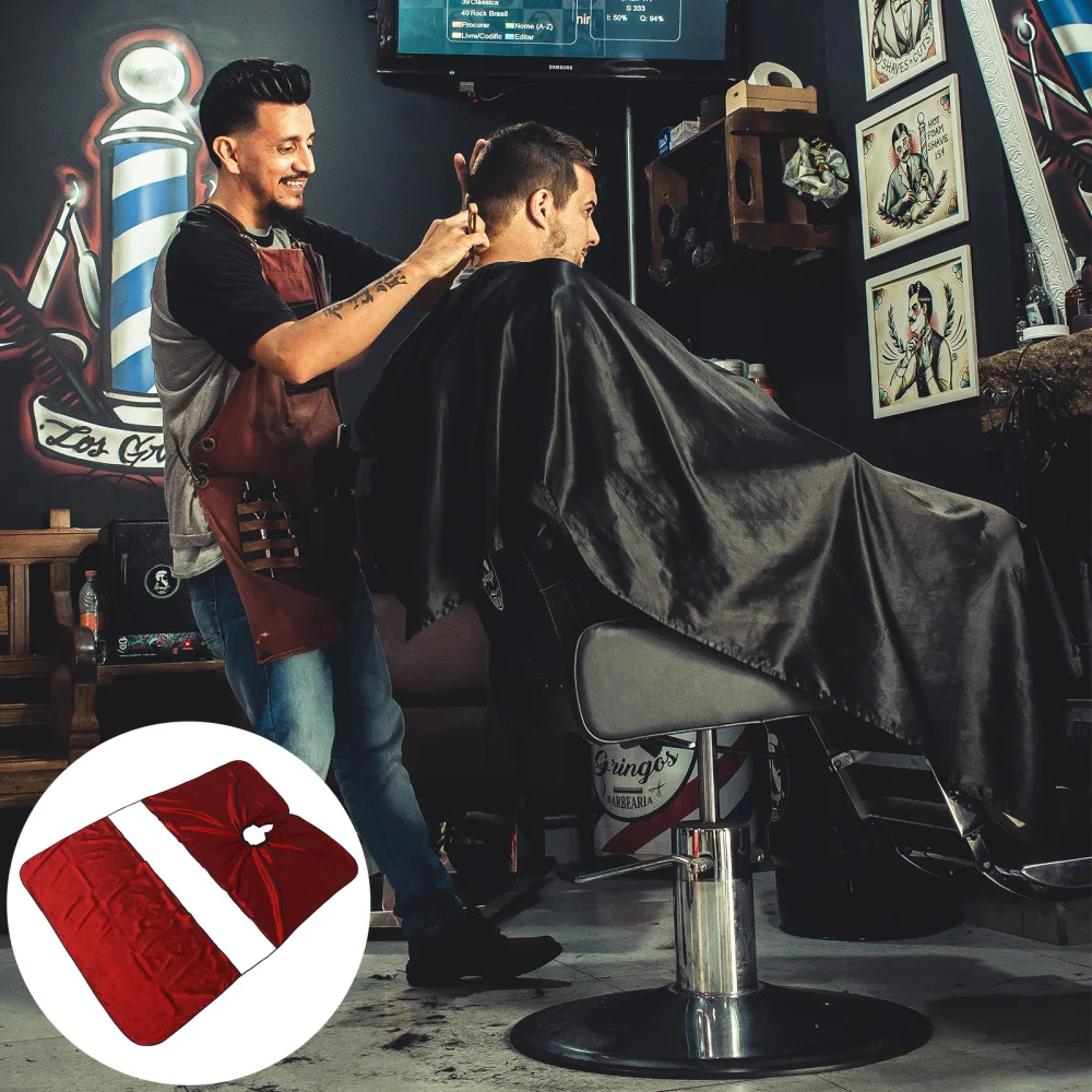 

Barber Cape Professional Hair Cutting Hairdressing Cape Smock for Home Salon