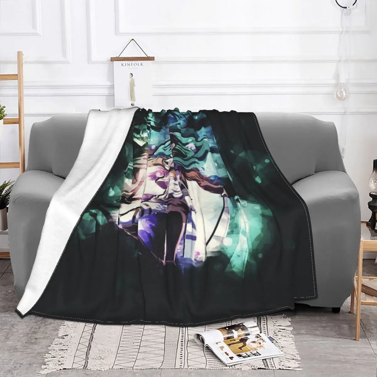 

Attack On Titan Blankets Flannel Textile Decor Portable Throw Blankets Anime AOT Bedspreads for Bed Car