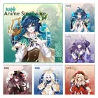 Аниме Фигурка героя аниме Genshin Impact, косплей, Venti Xiao Keqing Hutao Klee Paimon, акриловый брелок, подвеска, украшение, подарки для фанатов