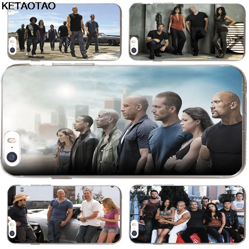 KETAOTAO Форсаж 7 Пол Уокер чехол для телефона s iPhone 4S 5C 5S 6S 8 SE Plus X Чехол кристально