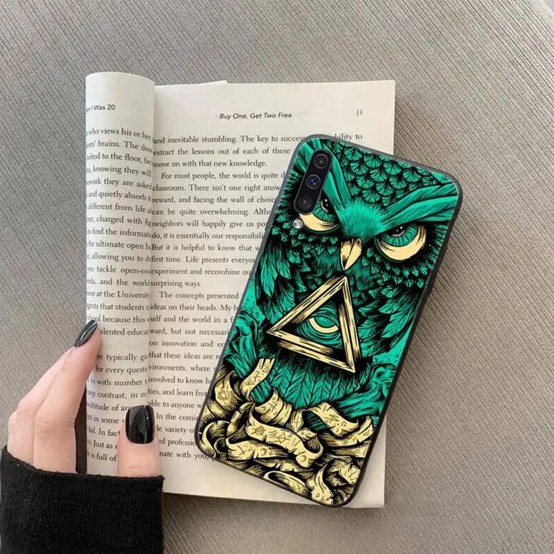 

animal owl Cartoon cute mighty Phone Case For Samsung galaxy S 7 8 9 10 20 edge A 6 10 20 30 50 51 70 note 10 plus