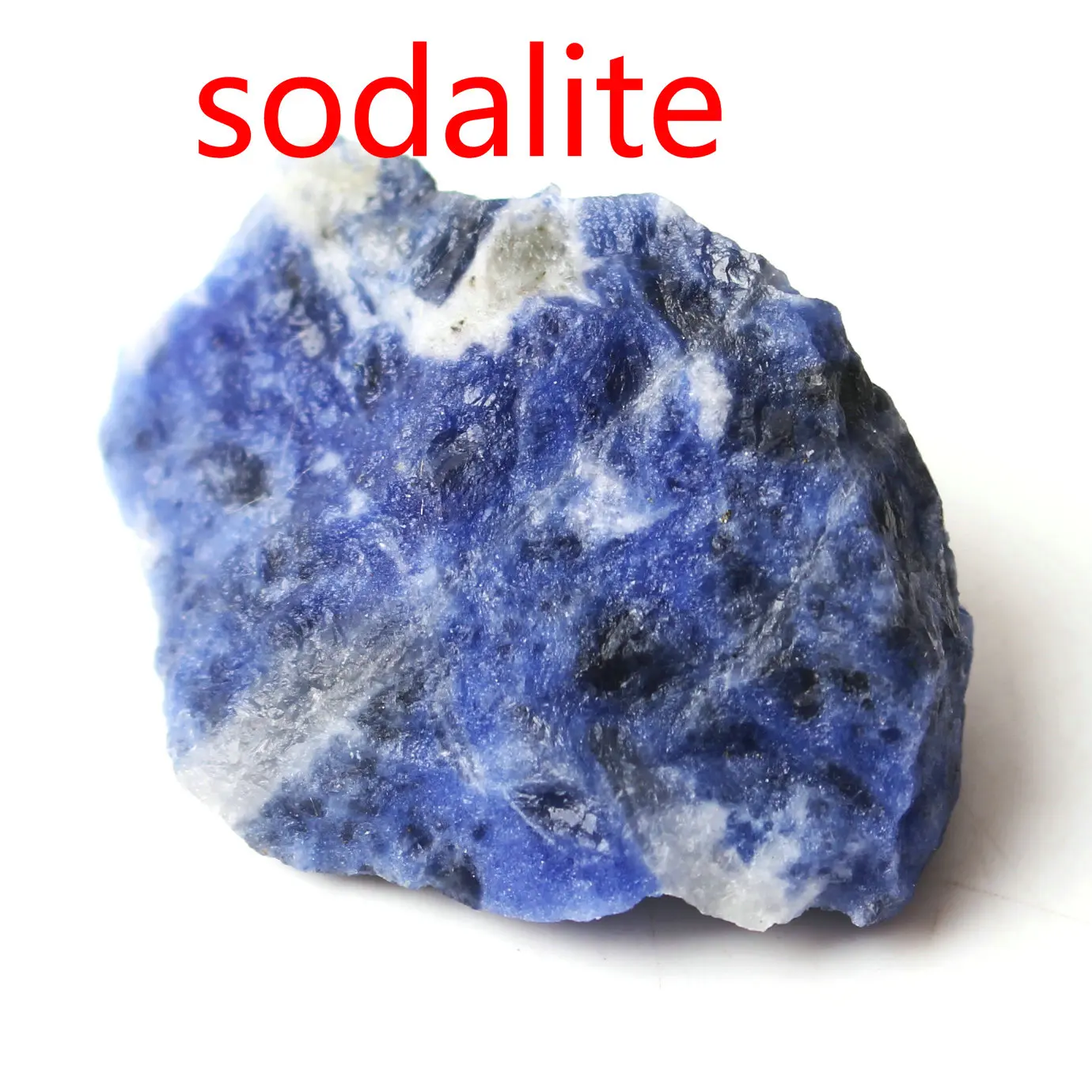 sodalite 1 шт./40-60 г натуральный Рок розовый кварц флюорит кристаллы аметиста грубый камень необработанный драгоценный камень образец минерала нерегулярные рейки заживление - Цвет: sodalite