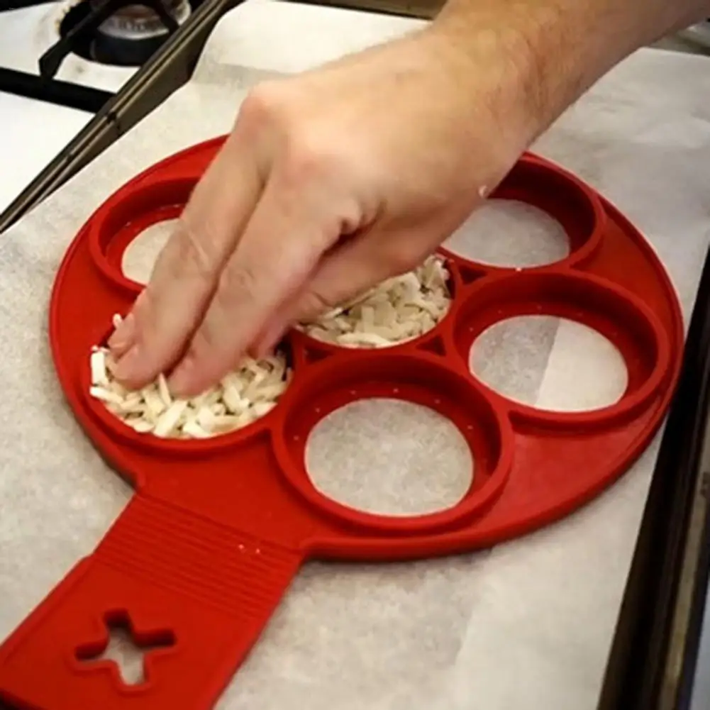 Антипригарный коврик для блинов инструмент готовки круглая форма выпечки в