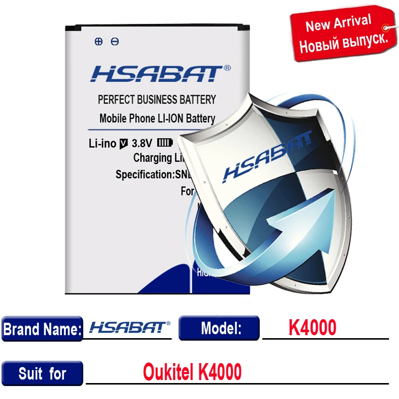 HSABAT 5100mAh for Oukitel K4000 Battery | Мобильные телефоны и аксессуары