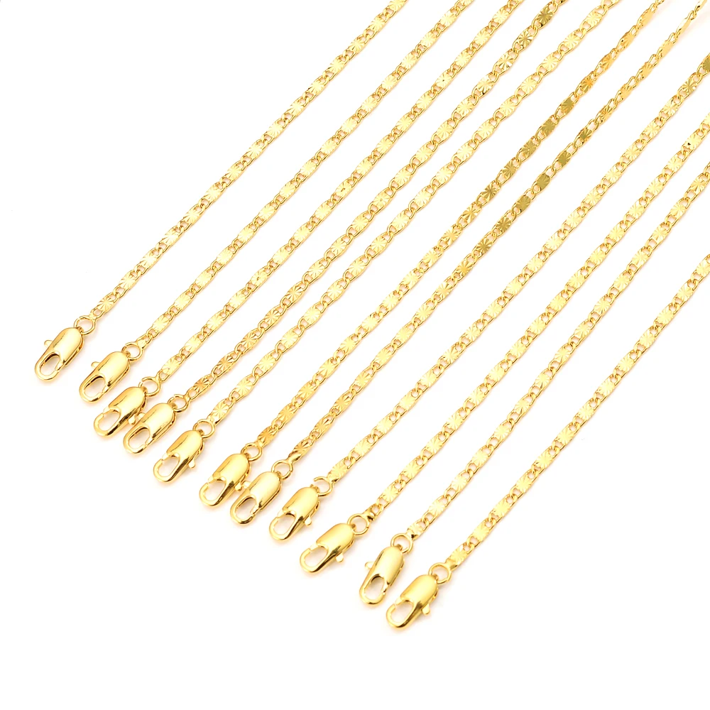 

Bangrui 50cm Ethiopian Necklace Women Gold Color Africa Chain Necklace Jewelry Eritrea Ethiopia Chain Necklaces