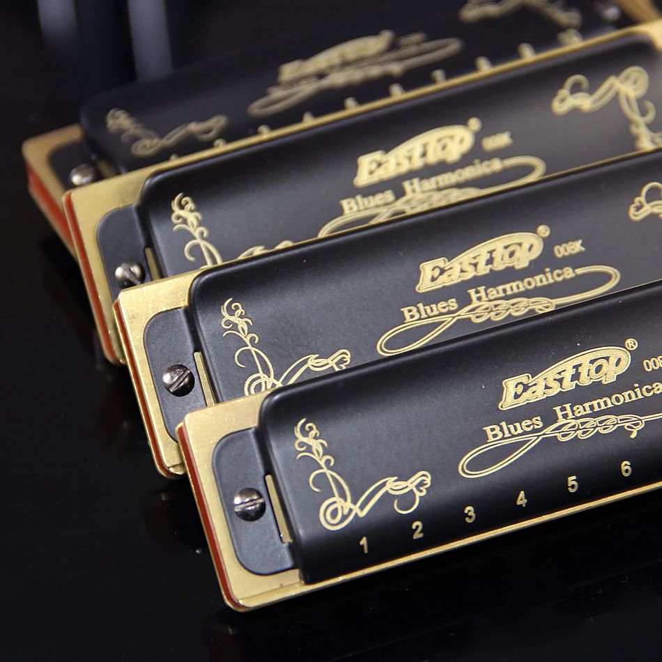 Easttop диатоническая губная гармоника 10 отверстий Blues C/D/E/F/G 5 шт./партия Easttop гармоника