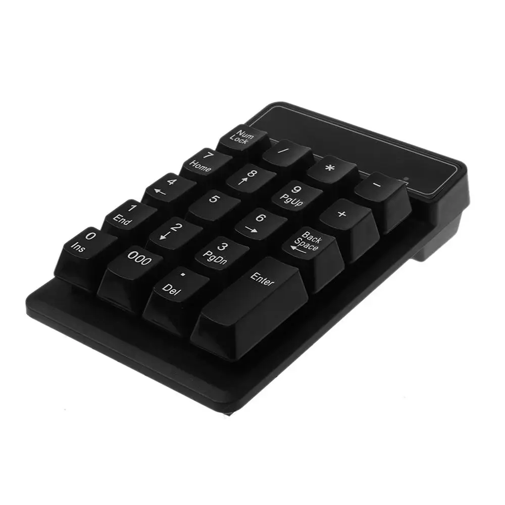 2 4 ГГц мини USB беспроводная цифровая клавиатура 19 клавиш цифры Pad приемник для Windows
