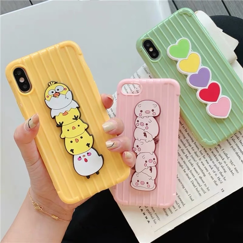 Роскошный мягкий силиконовый чехол с мультяшным рисунком для Xiaomi Redmi Note4 X Note5 Note6