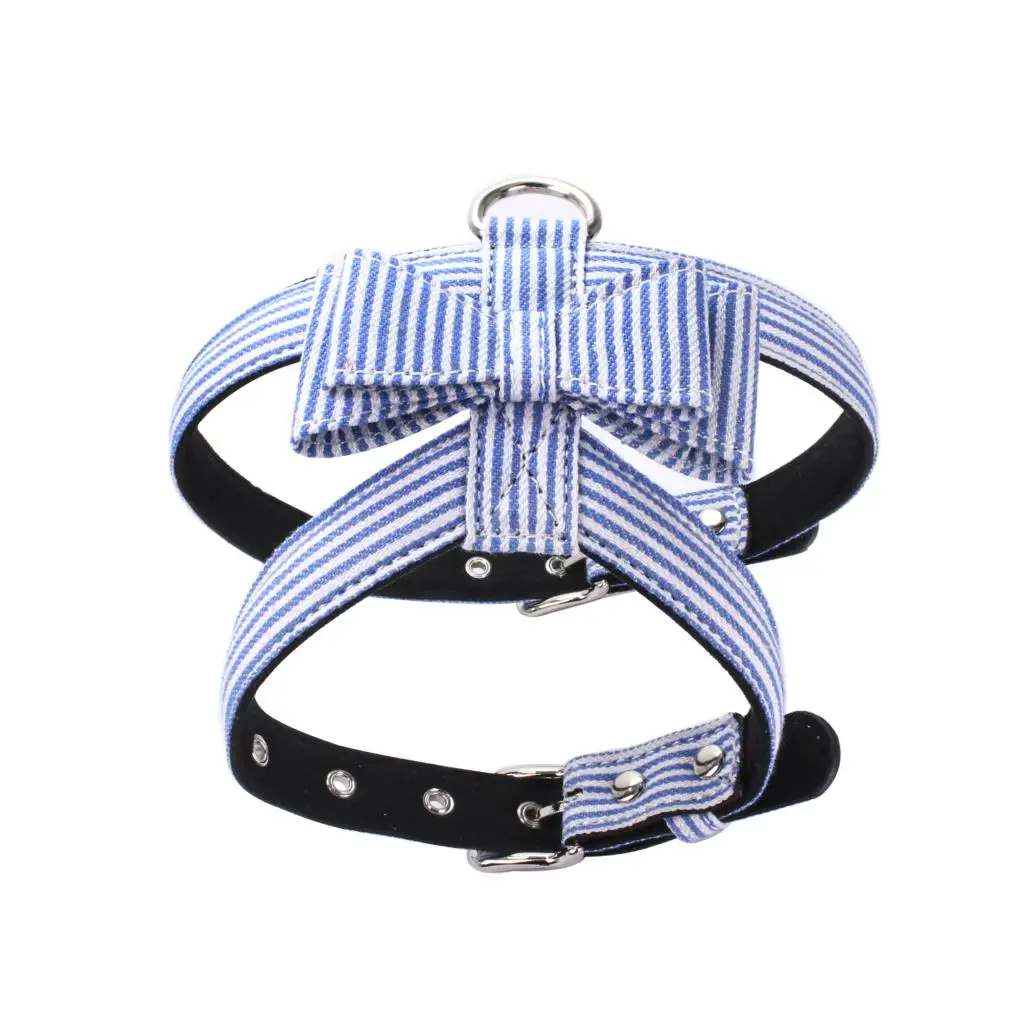 Полосатый рисунок кошек жилетка-поводок клетчатом образце ошейник для котенка