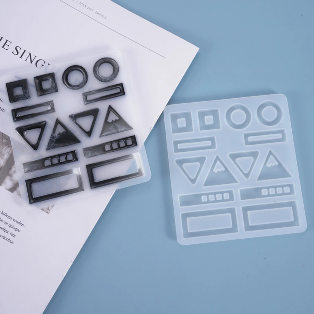 1 шт. силиконовая акриловая Форма для подвесок сережек ожерелий|Глиняные формы| |