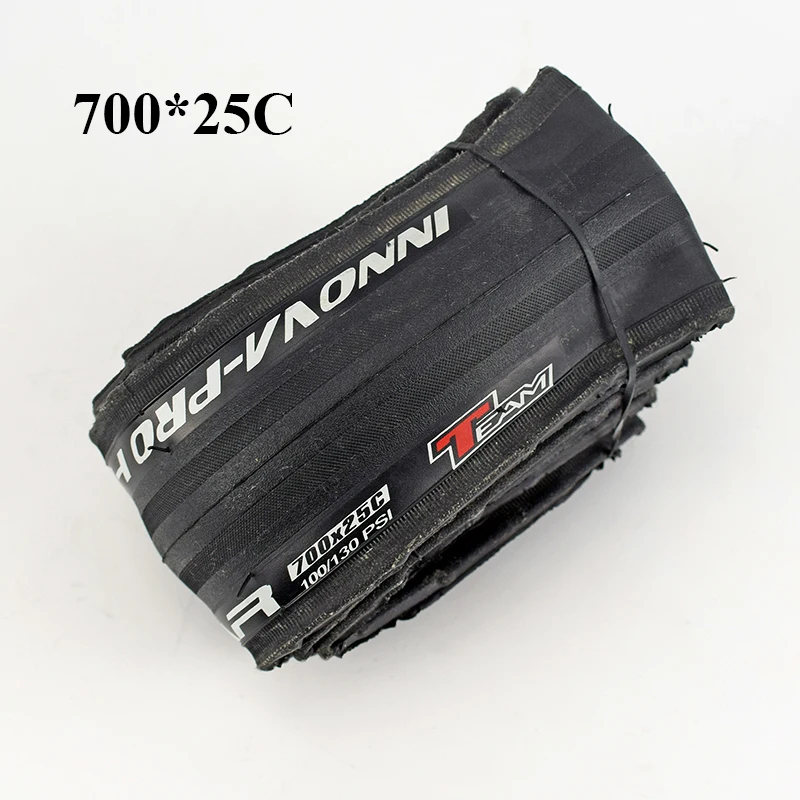 700x25C INNOVA 120tpi сверхлегкие шины для шоссейного велосипеда 700* 23C 25c 100/130psi, Складные шины для шоссейного велосипеда 700c, велосипедные шины Pneu 231g - Цвет: 700x25C